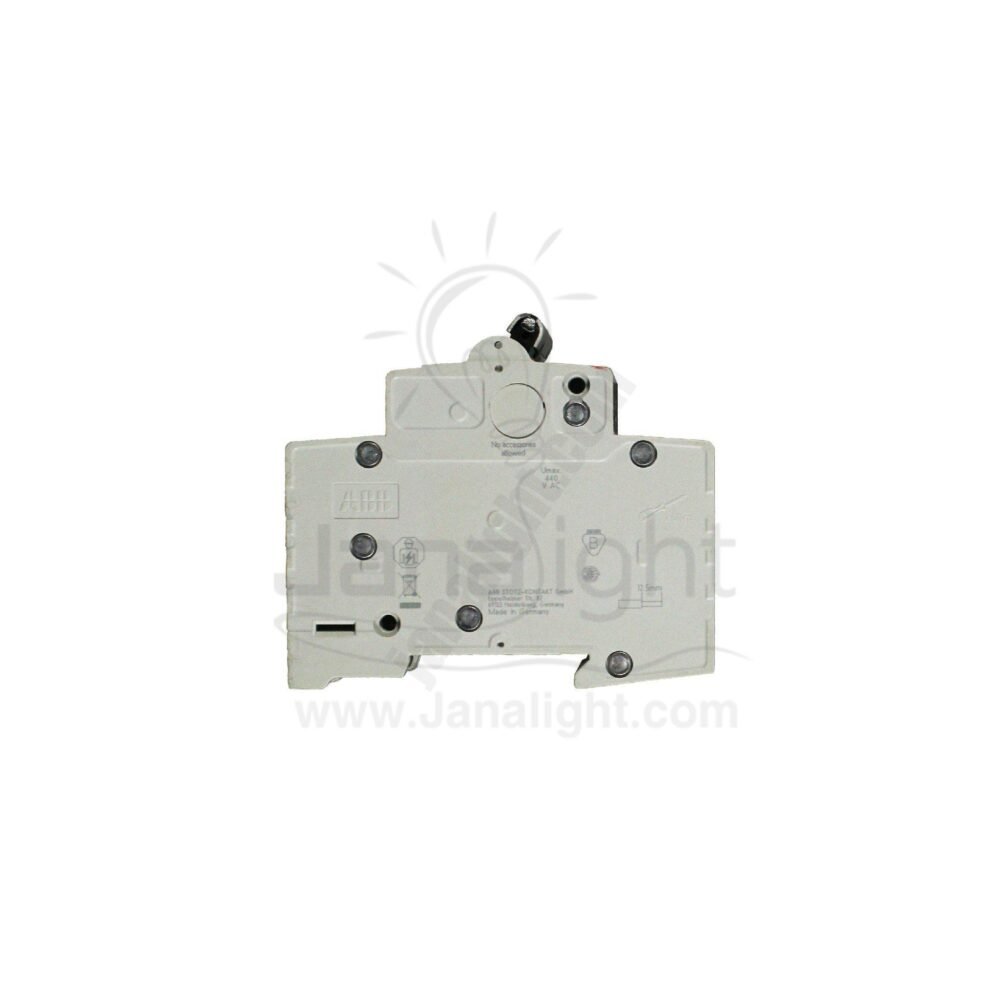 مفتاح 25 امبير 6 كيلو ثنائي ABB ABB Circuit breaker 2p 25A 6k